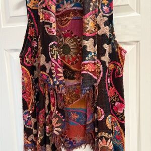 Colorful Embroidered Vest